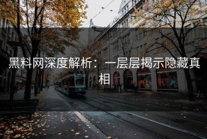 黑料网深度解析：一层层揭示隐藏真相