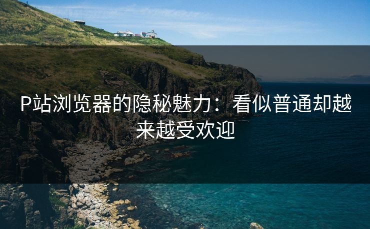 P站浏览器的隐秘魅力：看似普通却越来越受欢迎